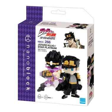 NBCC_266 ナノブロック 『ジョジョの奇妙な冒険 スターダストクルセイダース』 空条 承太郎 / スタープラチナ