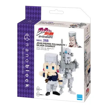 NBCC_268 ナノブロック 『ジョジョの奇妙な冒険 スターダストクルセイダース』 ジャン・ピエール・ポルナレフ / シルバーチャリオッツ