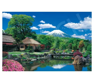 09-051s 富士山と忍野村-山梨