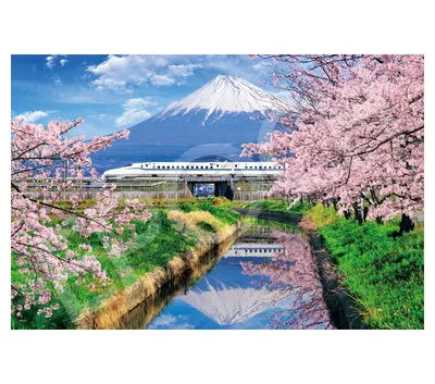 11-621s 桜と富士山と新幹線―静岡