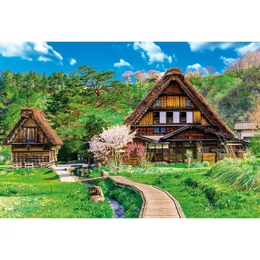 1000-085 美しい合掌造り白川郷