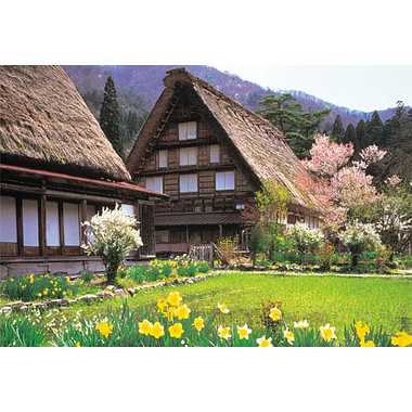 03-870 彩りの白川郷（岐阜）