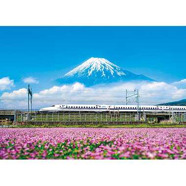 05-1016 れんげの花と富士山（静岡）