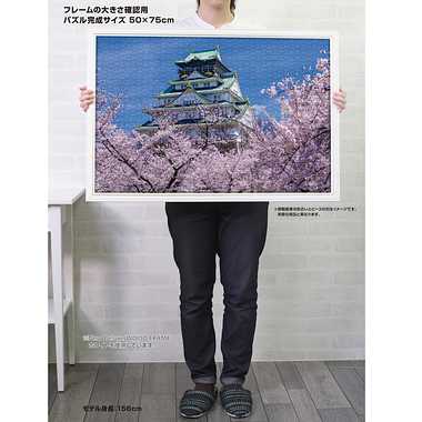 10-1482 花盛りの大阪城天守閣（大阪）