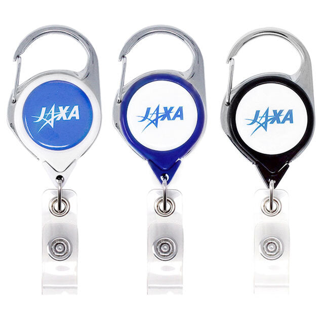 JAXAロゴ カラビナリールクリップ
