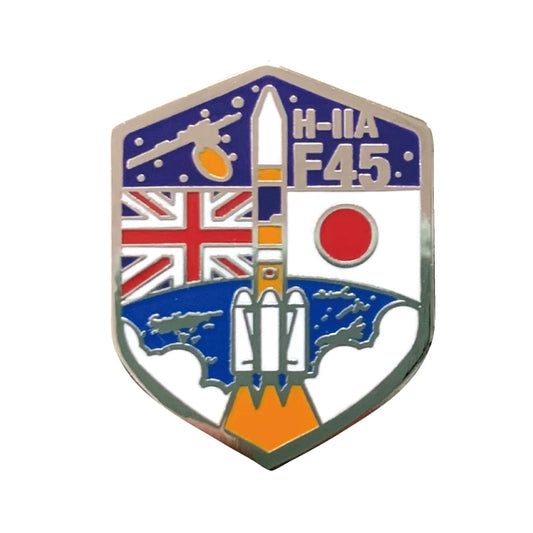 H-IIA45号機打上げピンバッヂ