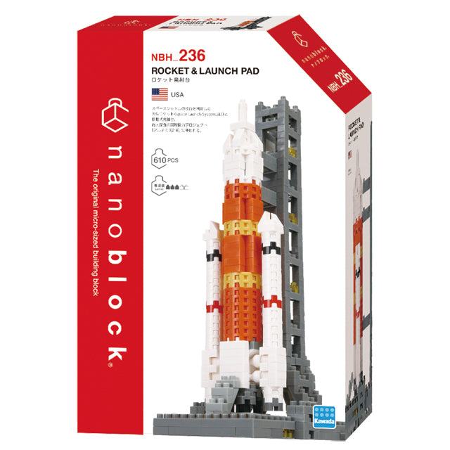 ナノブロック [ロケット発射台]