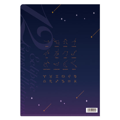 12星座メタリッククリアファイル
