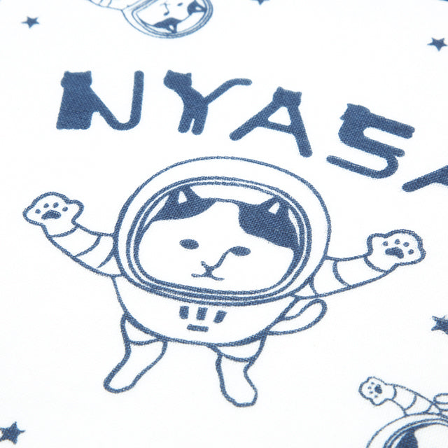 ガーゼパイルハンカチ[宇宙って楽しいなNYASA]
