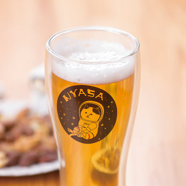 ダブルウォールビアグラス NYASA
