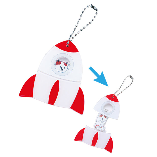 【NYASAグッズ】パカッ！とアクキー ロケットNYASA