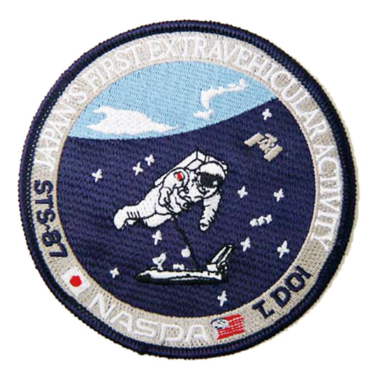 シャトル搭乗記念ワッペン [土井宇宙飛行士 STS-87]