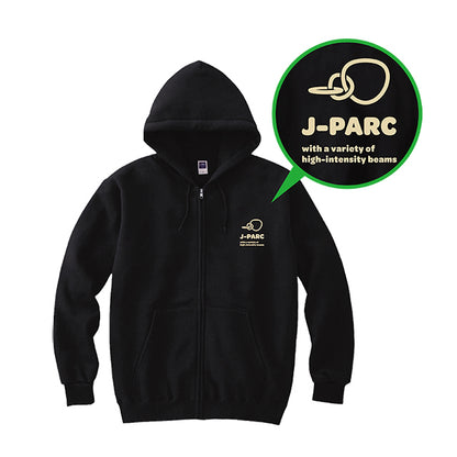J-PARCパーカーブラック (S)