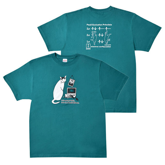 パウリ効果ネコTシャツ L