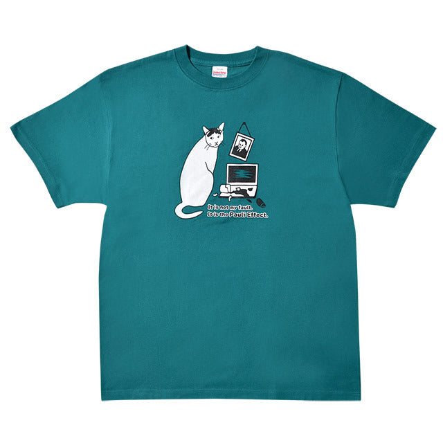 パウリ効果ネコTシャツ S
