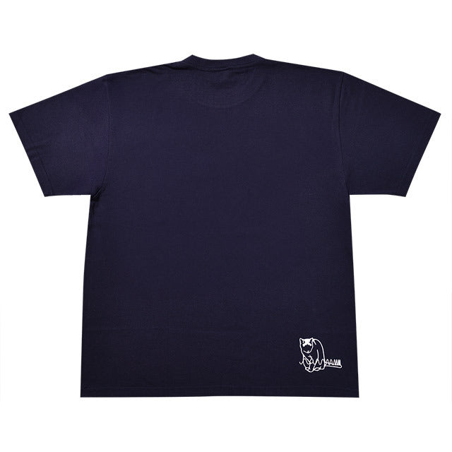 スペクトルネコTシャツ ネイビー XL