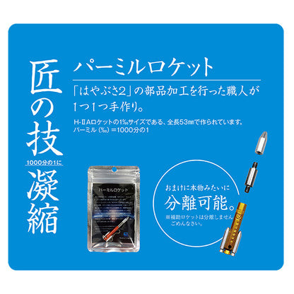 パーミルロケットキーチェーン [シルバー]