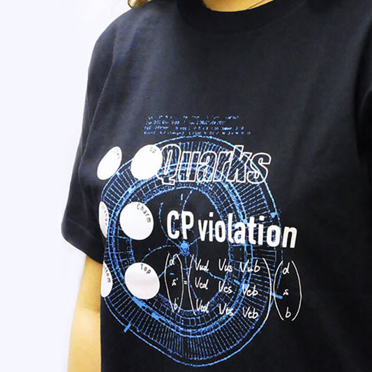 【素粒子】CP対称性の破れTシャツ
