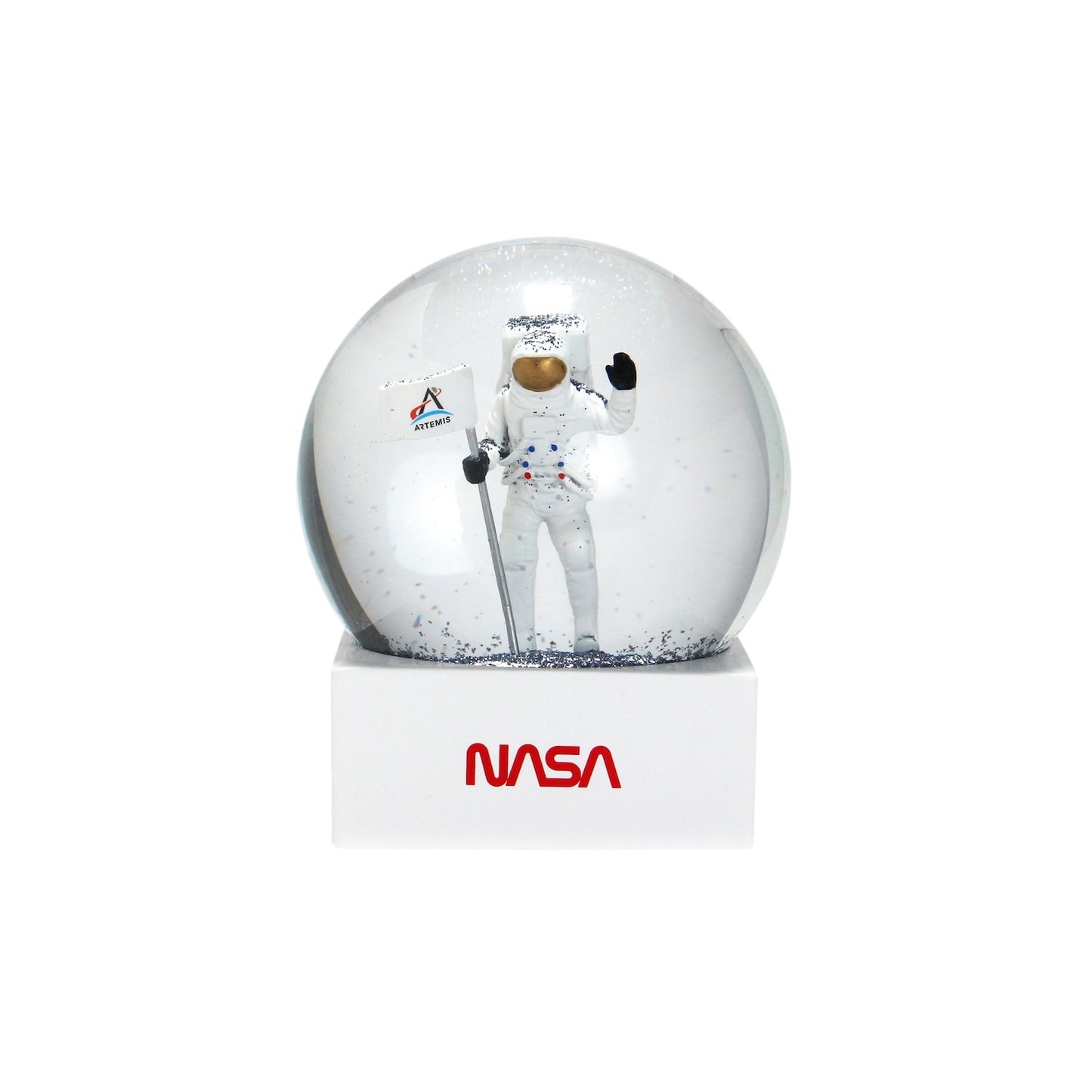 NASA スノーグローブ 宇宙飛行士 100mm
