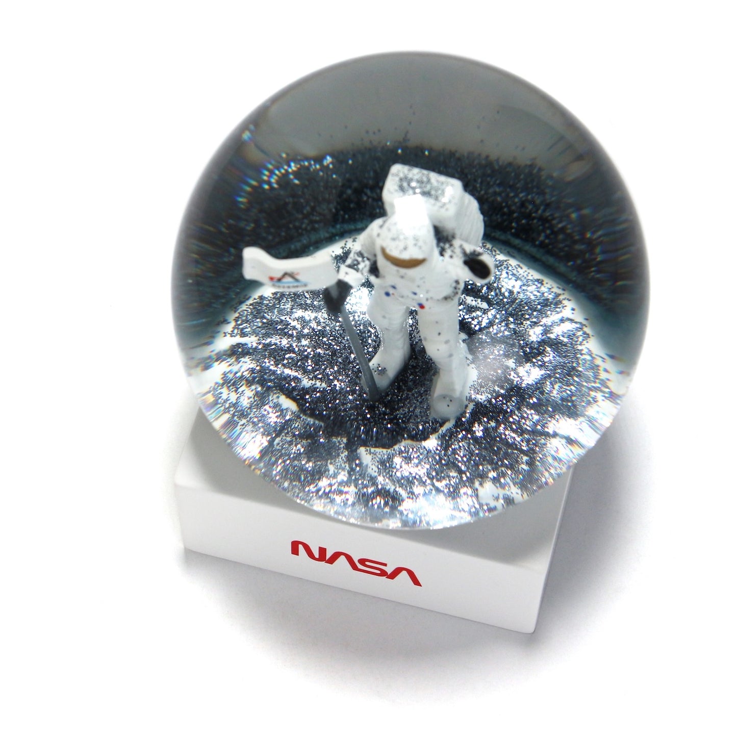 NASA スノーグローブ 宇宙飛行士 100mm