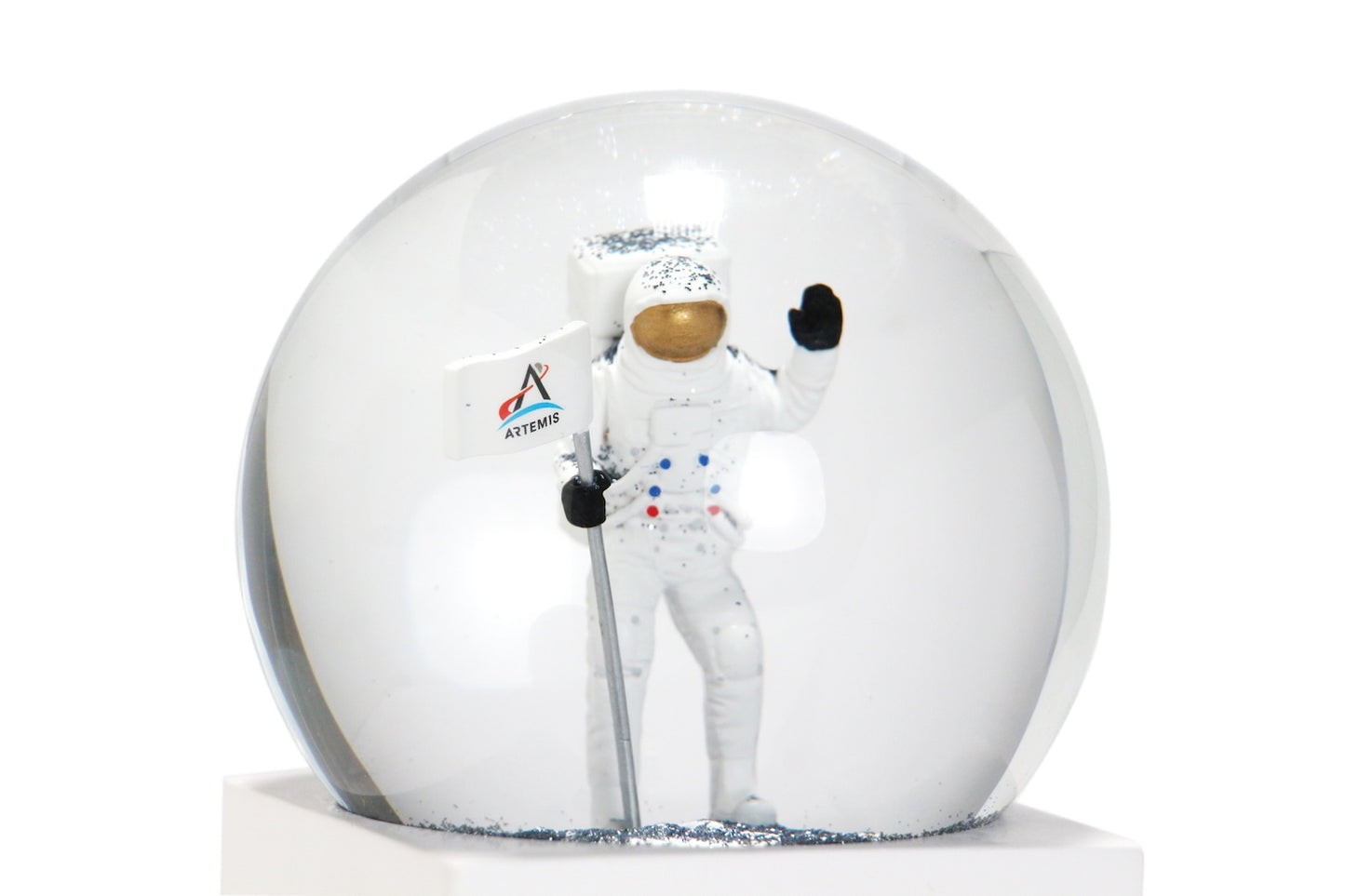 NASA スノーグローブ 宇宙飛行士 100mm